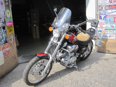 Motorka Yamaha XV 1100 Virago vč. Českého TP